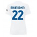 Tanie Strój piłkarski Inter Milan Henrikh Mkhitaryan #22 Koszulka Wyjazdowej dla damskie 2023-24 Krótkie Rękawy